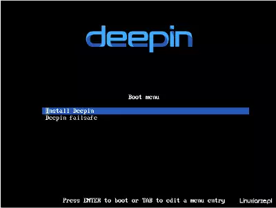 Deepin boot screen