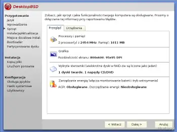 DesktopBSD instalator