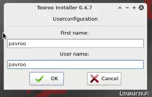 Toorox install