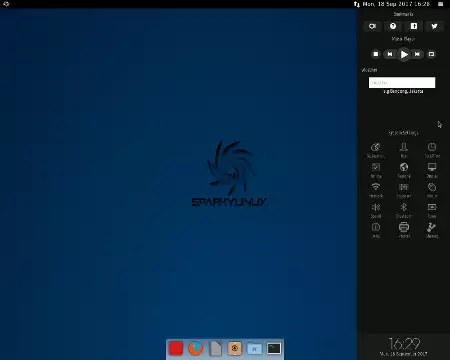 sparkylinux manokwari desktop