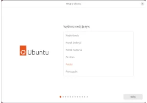 start instalacji ubuntu