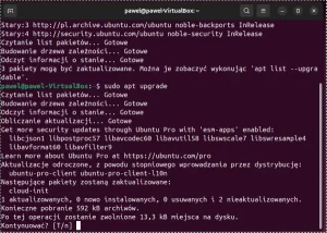 aktualizacja pakietów ubuntu