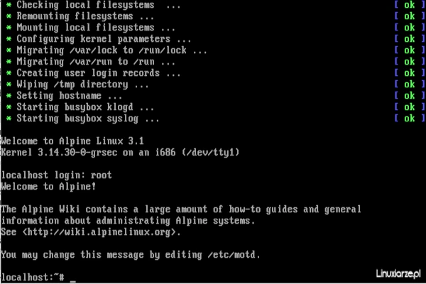 alpine linux